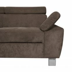Loftscape Ecksofa Waal II - Micofaser - Kokosnuss Braun - Ottomane davorstehend links - Ohne Schlaffunktion -WOHNZIMMERMÖBEL Verkäufe 1000142204 181106 153035975 GALLERYIMAGES P000000001000142204