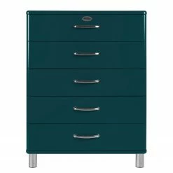 Tenzo Kommode Malibu VI - Petrol / Chrom