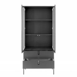 Tenzo Vitrinenschrank Uno - Dunkelgrau 19 Tenzo Vitrinenschrank Uno - Dunkelgrau -WOHNZIMMERMÖBEL Verkäufe 1000143937 200527 07432400820 DETAILS P000000001000143937