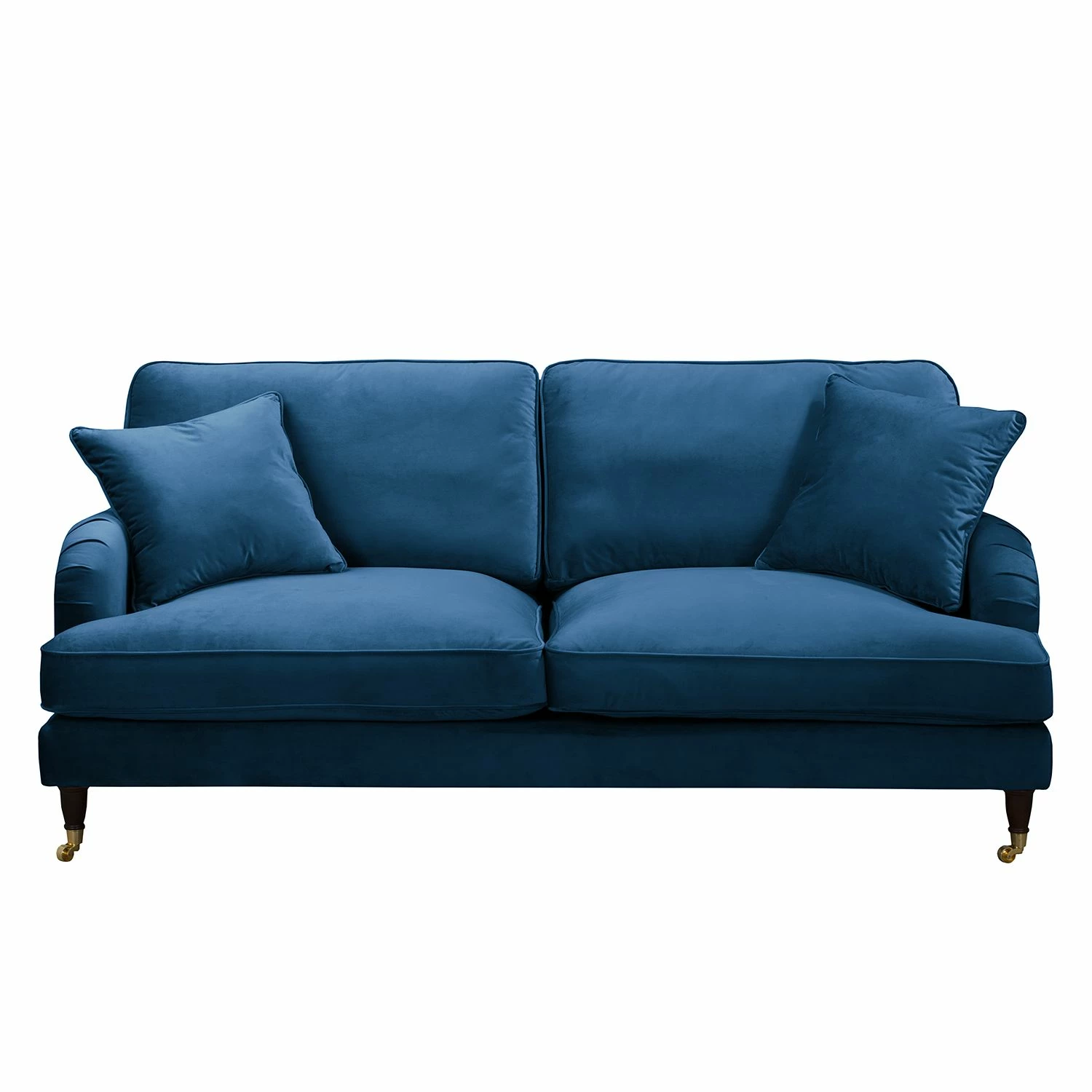 Jack & Alice Sofa Bethania I (2-Sitzer) - Samt - Dunkelblau 2 Jack & Alice Sofa Bethania I (2-Sitzer) - Samt - Dunkelblau – Bild 2