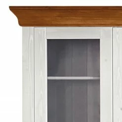 Maison Belfort Vitrinenschrank Bergen I - Kiefer massiv - Kiefer Weiß / Kiefer Bernstein 9 Maison Belfort Vitrinenschrank Bergen I - Kiefer massiv - Kiefer Weiß / Kiefer Bernstein -WOHNZIMMERMÖBEL Verkäufe 1000147263 211122 08324502507 DETAILS P000000001000147263