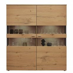 GWINNER Highboard Anzio II - Balkeneiche