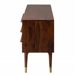 Ars manufacti Sideboard Baxley - Akazie massiv / Metall - Akazie / Gold -WOHNZIMMERMÖBEL Verkäufe 1000149739 200113 16023200003 DETAILS P000000001000149739