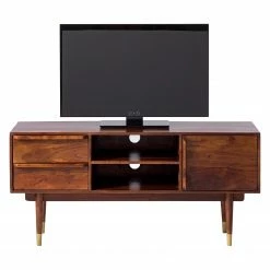 Ars manufacti TV-Lowboard Baxley - Akazie massiv / Metall - Akazie / Gold -WOHNZIMMERMÖBEL Verkäufe 1000149740 200113 16023200009 DETAILS P000000001000149740