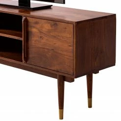 Ars manufacti TV-Lowboard Baxley - Akazie massiv / Metall - Akazie / Gold -WOHNZIMMERMÖBEL Verkäufe 1000149740 200113 16023300013 DETAILS P000000001000149740