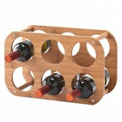 Zeller Weinregal Pinamar I - Bambus massiv