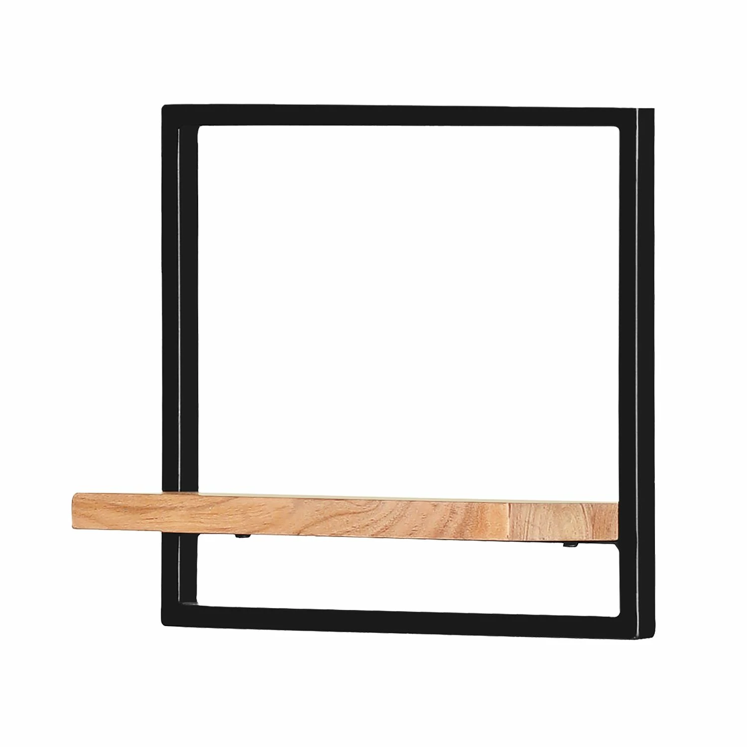 Red Living Wandregal Mello III - Akazie massiv - Akazie Natur / Schwarz - Breite: 35 cm 1 Red Living Wandregal Mello III - Akazie massiv - Akazie Natur / Schwarz - Breite: 35 cm