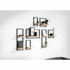 Red Living Wandregal Mello III - Akazie massiv - Akazie Natur / Schwarz - Breite: 35 cm 11 Red Living Wandregal Mello III - Akazie massiv - Akazie Natur / Schwarz - Breite: 35 cm -WOHNZIMMERMÖBEL Verkäufe 1000150353 200302 15283300012 MOOD DETAILS P000000001000150353 mood