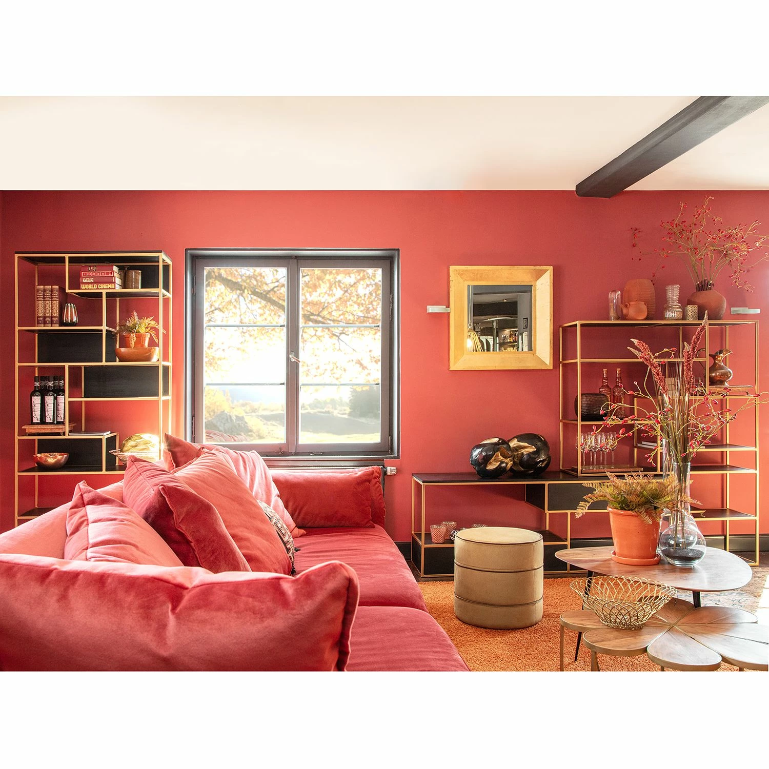 Jack & Alice Regal Harbin - Akazie massiv - Akazie Schwarz / Gold 4 Jack & Alice Regal Harbin - Akazie massiv - Akazie Schwarz / Gold – Bild 4