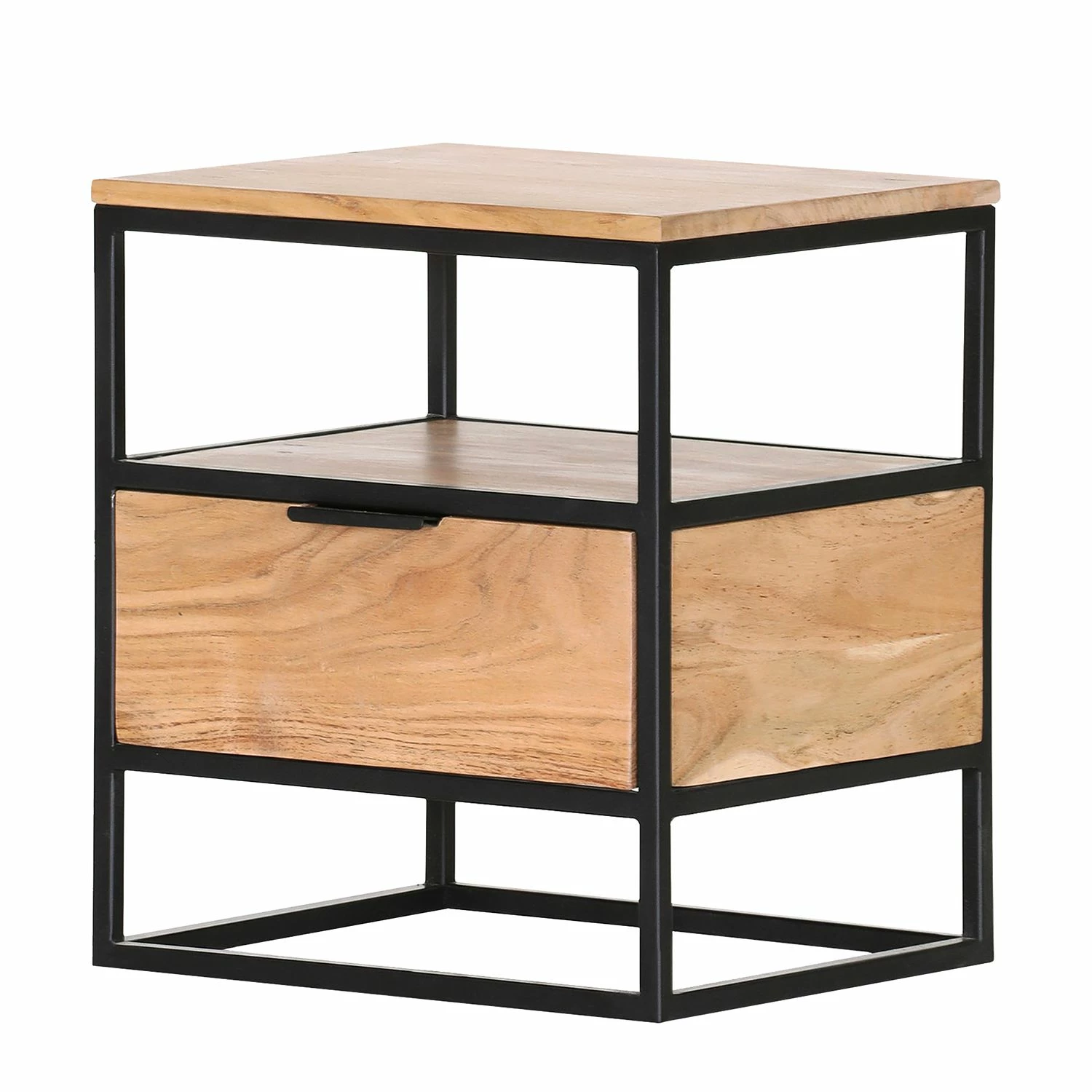 Red Living Beistelltisch Mello - Akazie massiv - Akazie Natur / Schwarz 1 Red Living Beistelltisch Mello - Akazie massiv - Akazie Natur / Schwarz