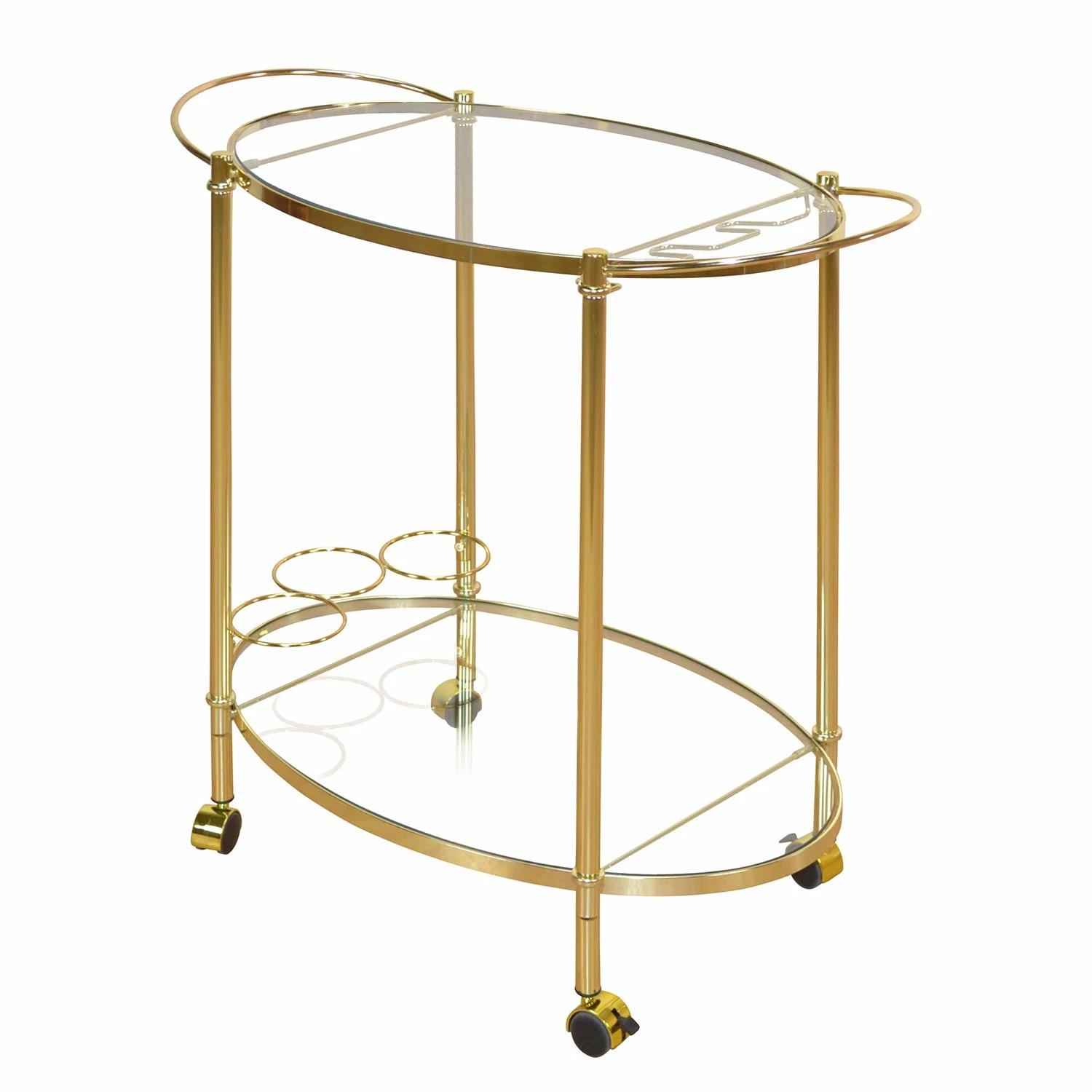 Jack & Alice Servierwagen Calbuco II - Messing 1 Jack & Alice Servierwagen Calbuco II - Messing