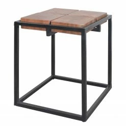 Red Living Beistelltisch Petrie - Akazie massiv - Akazie / Schwarz