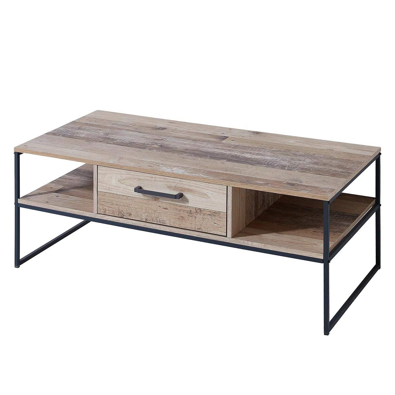 Loftscape Couchtisch Mooca - Altholz Hell Dekor / Anthrazit 1 Loftscape Couchtisch Mooca - Altholz Hell Dekor / Anthrazit