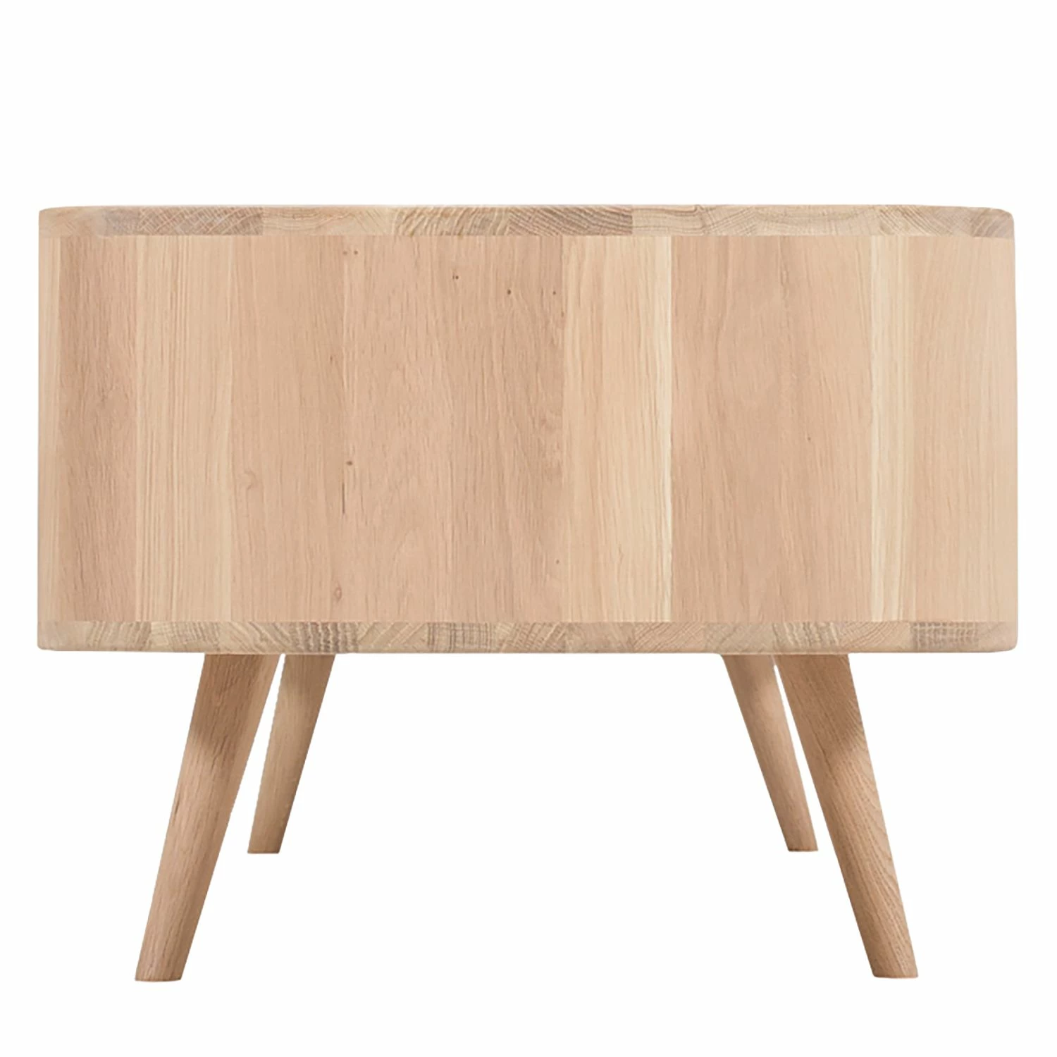 Studio Copenhagen TV-Lowboard Loca V - Wildeiche teilmassiv - Wildeiche hell geölt - Breite: 225 cm - Tiefe: 42 cm 4 Studio Copenhagen TV-Lowboard Loca V - Wildeiche teilmassiv - Wildeiche hell geölt - Breite: 225 cm - Tiefe: 42 cm – Bild 4