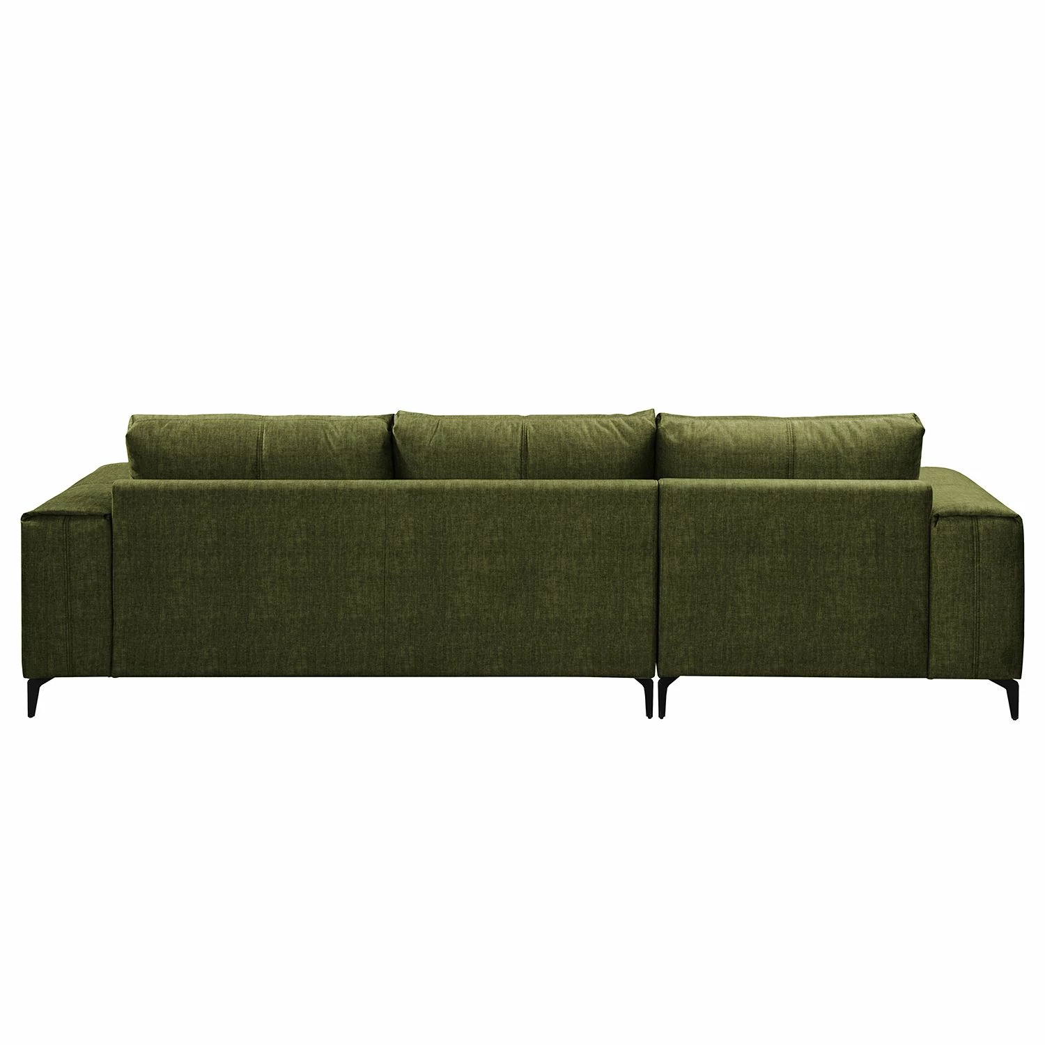 Fredriks Ecksofa Mazy - Microfaser - Olivgrün - Longchair davorstehend links 5 Fredriks Ecksofa Mazy - Microfaser - Olivgrün - Longchair davorstehend links – Bild 5