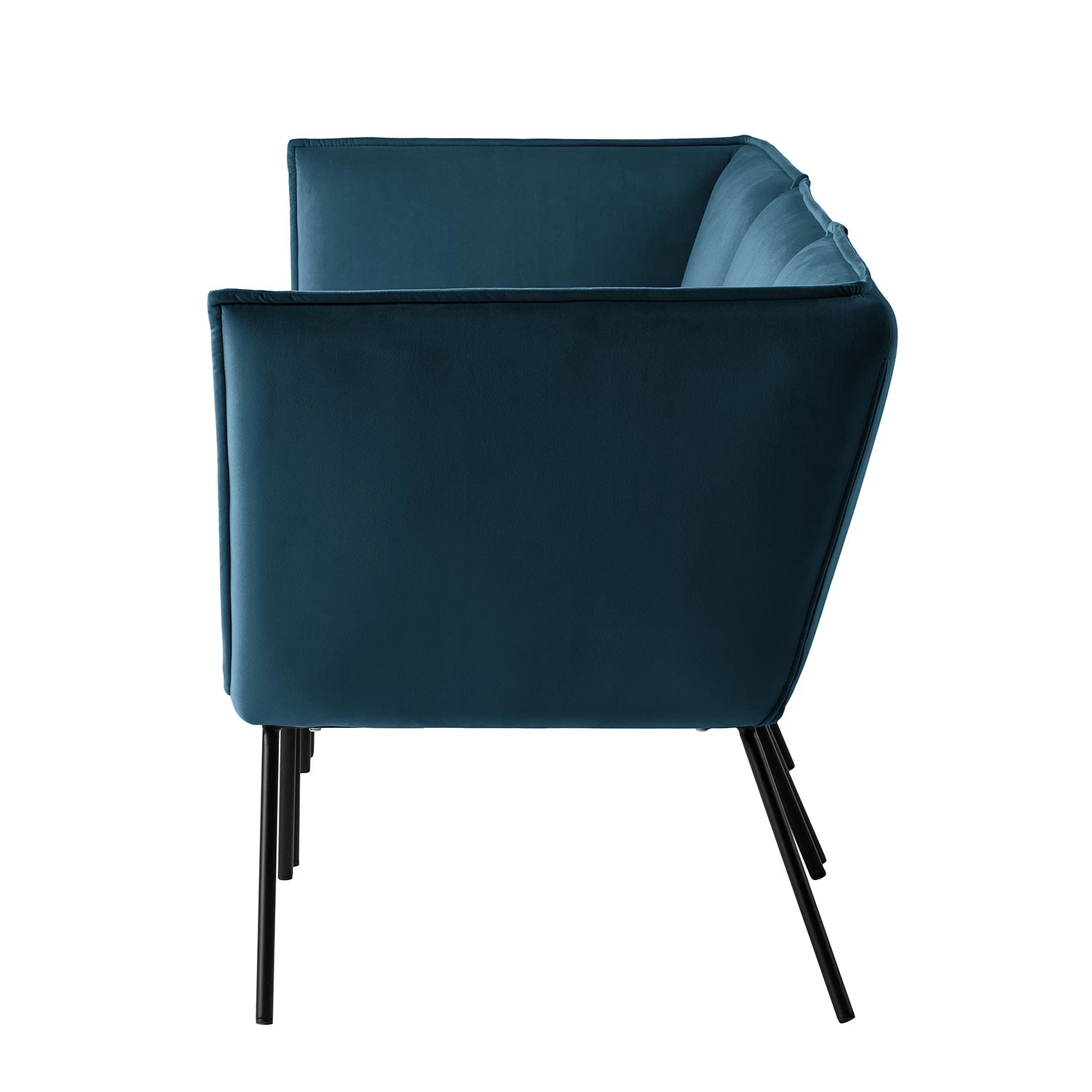 Jack & Alice Sofa Dorado (3-Sitzer) - Samt - Marineblau 6 Jack & Alice Sofa Dorado (3-Sitzer) - Samt - Marineblau – Bild 6
