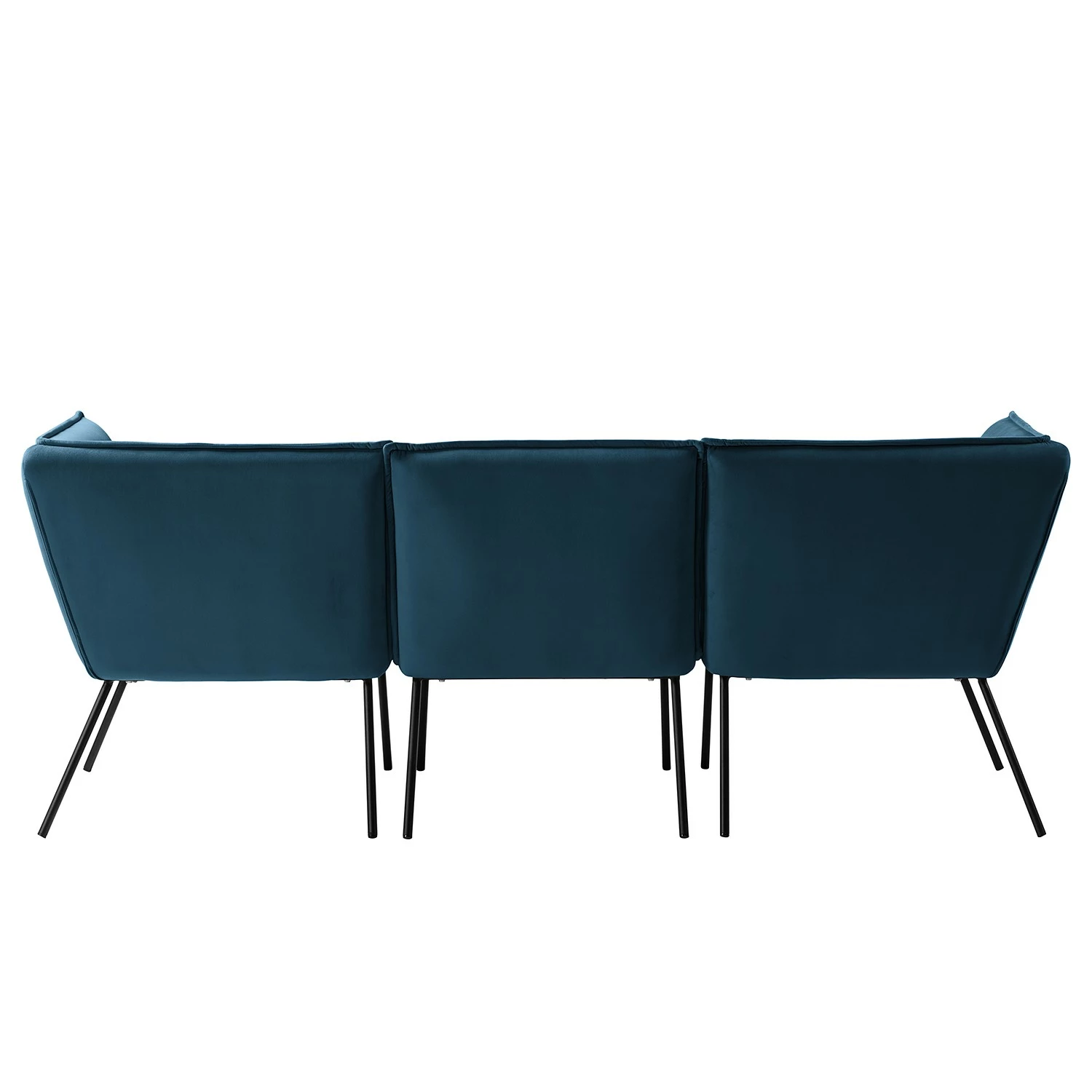Jack & Alice Sofa Dorado (3-Sitzer) - Samt - Marineblau 7 Jack & Alice Sofa Dorado (3-Sitzer) - Samt - Marineblau – Bild 7