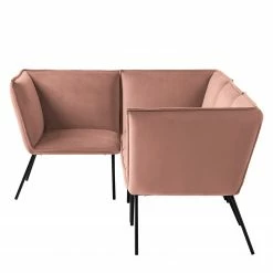 Jack & Alice Ecksofa Dorado II - Samt - Altrosa -WOHNZIMMERMÖBEL Verkäufe 1000152001 190319 09580800027 GALLERYIMAGES P000000001000152001