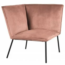 Jack & Alice Ecksofa Dorado II - Samt - Altrosa -WOHNZIMMERMÖBEL Verkäufe 1000152001 220729 030 DETAILS P000000001000152001