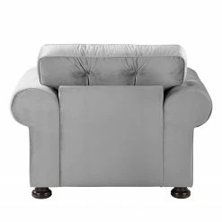 Velvet Studio Sessel Marau - Lichtgrau -WOHNZIMMERMÖBEL Verkäufe 1000152017 200327 14335500016 DETAILS P000000001000152017