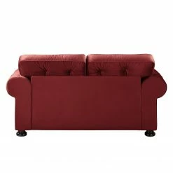Velvet Studio Sofa Marau (2-Sitzer) - Rot -WOHNZIMMERMÖBEL Verkäufe 1000152178 200327 14340000022 DETAILS P000000001000152178
