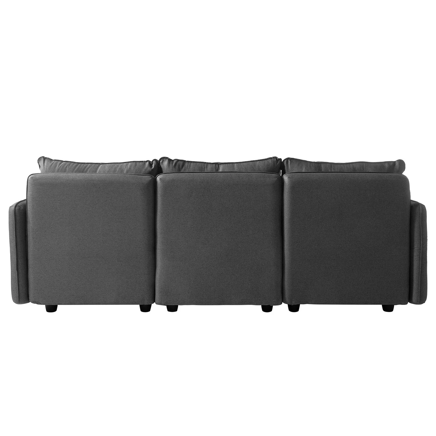 Fredriks Sofa Lavara I (3-Sitzer) - Webstoff - Dunkelgrau 7 Fredriks Sofa Lavara I (3-Sitzer) - Webstoff - Dunkelgrau – Bild 7