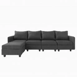 Fredriks Ecksofa Lavara III - Webstoff - Dunkelgrau -WOHNZIMMERMÖBEL Verkäufe 1000154410 191219 10544500022 DETAILS P000000001000154410