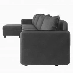 Fredriks Ecksofa Lavara III - Webstoff - Dunkelgrau -WOHNZIMMERMÖBEL Verkäufe 1000154410 191219 10544500024 DETAILS P000000001000154410