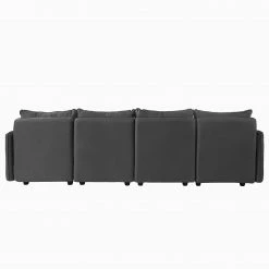 Fredriks Ecksofa Lavara III - Webstoff - Dunkelgrau -WOHNZIMMERMÖBEL Verkäufe 1000154410 191219 10544500025 DETAILS P000000001000154410