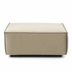 Polsterhocker Kinx III - Samt - Samt Shyla: Beige -WOHNZIMMERMÖBEL Verkäufe 1000155641 210323 15121900274 DETAILS P000000001000155641