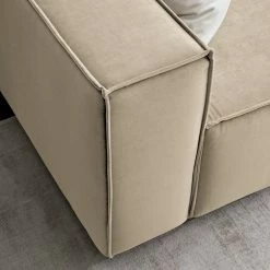 Sofa Kinx (2,5-Sitzer) II - Samt - Samt Shyla: Beige -WOHNZIMMERMÖBEL Verkäufe 1000155676 210323 15153100626 DETAILS P000000001000155676