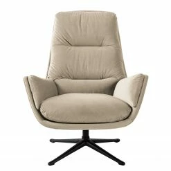 Studio Copenhagen Sessel Garbo IV - Samt Shyla: Beige - Schwarz -WOHNZIMMERMÖBEL Verkäufe 1000156392 190320 11563600579 GALLERYIMAGES P000000001000156392