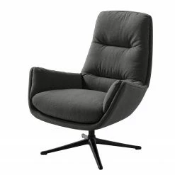 Studio Copenhagen Sessel Garbo III - Webstoff - Webstoff Milan: Anthrazit - Schwarz