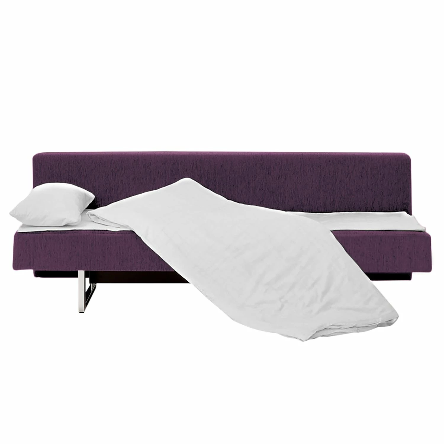 Chillout by Franz Fertig Schlafsofa Goran - Webstoff - Dunkellila - Ohne Hocker 3 Chillout by Franz Fertig Schlafsofa Goran - Webstoff - Dunkellila - Ohne Hocker – Bild 3