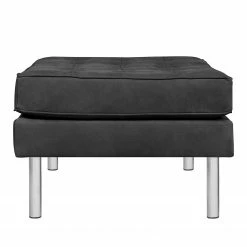 Fredriks Polsterhocker Chelsea IV - Echtleder - Echtleder Custo: Schwarz - Zylinder -WOHNZIMMERMÖBEL Verkäufe 1000156476 190215 12574300003 GALLERYIMAGES P000000001000156476