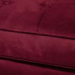 Fredriks Polsterhocker Chelsea III - Microfaser - Stoff Tond: Bordeaux - Kufen -WOHNZIMMERMÖBEL Verkäufe 1000156481 190215 12574400036 GALLERYIMAGES P000000001000156481