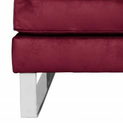 Fredriks Polsterhocker Chelsea III - Microfaser - Stoff Tond: Bordeaux - Kufen -WOHNZIMMERMÖBEL Verkäufe 1000156481 190215 12574400037 GALLERYIMAGES P000000001000156481