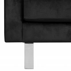 Fredriks Sessel Portobello III - Samt - Stoff Tond: Schwarz - Kufen -WOHNZIMMERMÖBEL Verkäufe 1000156649 190215 12593601244 GALLERYIMAGES P000000001000156649