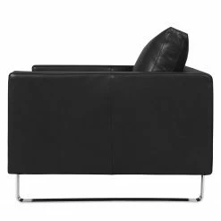 Fredriks Sessel Portobello IV - Echtleder - Echtleder Lasde: Schwarz - Kufen -WOHNZIMMERMÖBEL Verkäufe 1000156663 190215 12594701366 GALLERYIMAGES P000000001000156663