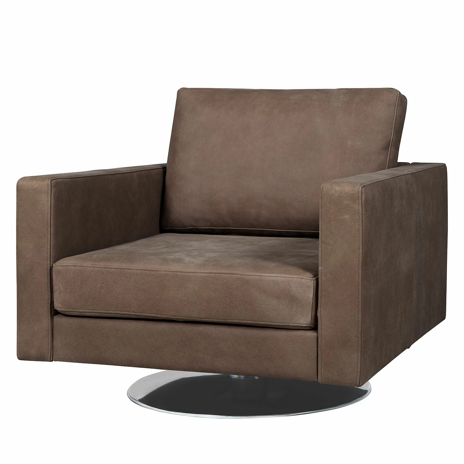 Fredriks Drehsessel Portobello IV - Echtleder - Echtleder Custo: Dunkelbraun 1 Fredriks Drehsessel Portobello IV - Echtleder - Echtleder Custo: Dunkelbraun