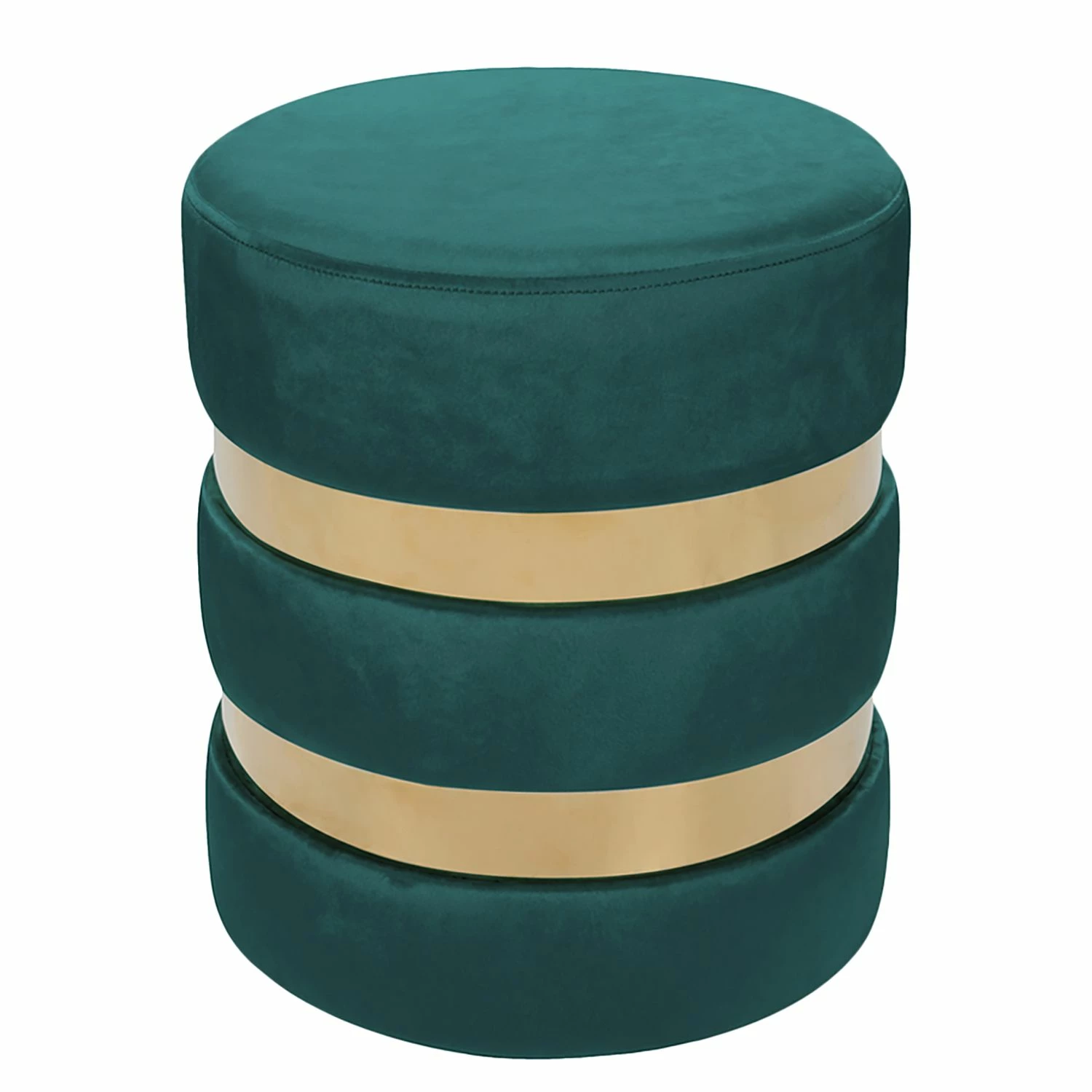 Kayoom Polsterhocker Novalie II - Kiefernholz, MDF, Polyester, Schaumstoff - Petrol 1 Kayoom Polsterhocker Novalie II - Kiefernholz, MDF, Polyester, Schaumstoff - Petrol