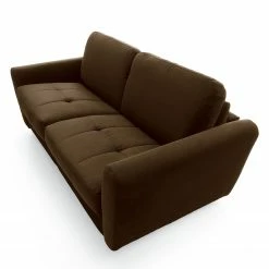 Loftscape Schlafsofa Leopoldina - Samt - Dunkelbraun - Breite: 169 cm -WOHNZIMMERMÖBEL Verkäufe 1000157481 190320 11555001098 GALLERYIMAGES P000000001000157481
