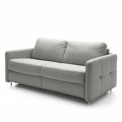 Loftscape Schlafsofa Montenegro - Strukturstoff - Grau - Breite: 157 cm