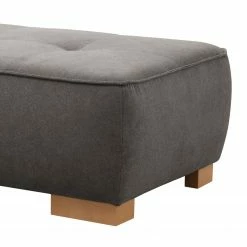 Ars Natura Polsterhocker Belair - Microfaser - Grau -WOHNZIMMERMÖBEL Verkäufe 1000157717 190314 11240500170 GALLERYIMAGES P000000001000157717