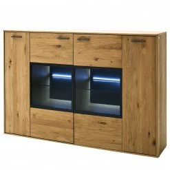 Naturoo Highboard Kiah I - Asteiche massiv -WOHNZIMMERMÖBEL Verkäufe 1000160253 200811 14165601851 DETAILS P000000001000160253