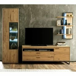 Naturoo Vitrine Kiah - Asteiche massiv -WOHNZIMMERMÖBEL Verkäufe 1000160264 200811 14171701872 MOOD DETAILS P000000001000160264 mood