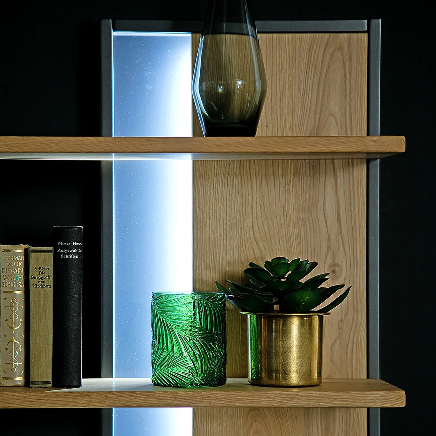 Naturoo Wandregal Kiah - Echtholzfurnier - Asteiche 6 Naturoo Wandregal Kiah - Echtholzfurnier - Asteiche – Bild 6