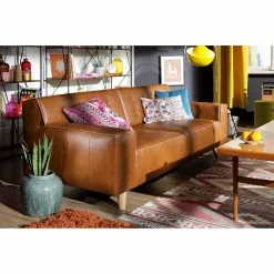 Tom Tailor Sofa Nordic Chic (2-Sitzer) - Echtleder - Cognac -WOHNZIMMERMÖBEL Verkäufe 1000161922 190304 11481300041 MOOD GALLERYIMAGES P000000001000161922 mood