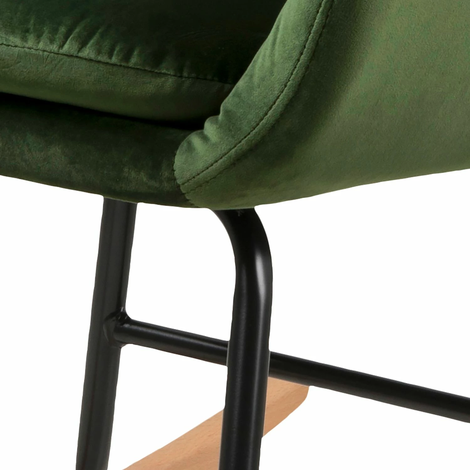 Mørteens Schaukelstuhl Bolands II - Samt / Metall - Tannengrün 5 Mørteens Schaukelstuhl Bolands II - Samt / Metall - Tannengrün – Bild 5