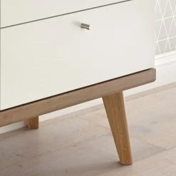 Norrwood Kommode Gyland - Matt Weiß / Eiche Riviera Dekor -WOHNZIMMERMÖBEL Verkäufe 1000164005 190307 08392100036 GALLERYIMAGES P000000001000164005